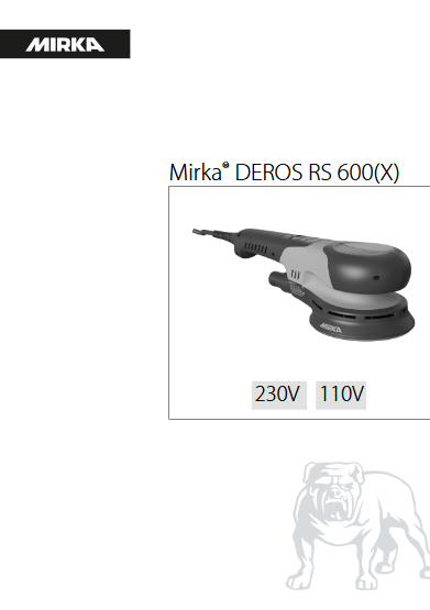 Mirka® DEROS RS 600 EU Ø 150 mm 